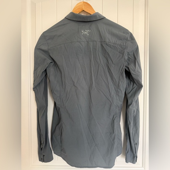 Arc'teryx Fernie LS Shirt Women's Gray Technical Hiking Sun Shirt Outdoors M - Picture 4 of 9